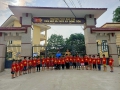 Trường mầm non Đồng Tiến tổ chức hoạt động trải nghiệm “Thăm quan trường Tiểu học”